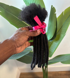 Traditional Human Hair Loc Extensions