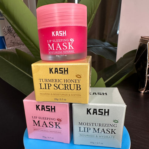Lip Care Set {2 Lip Mask + 1 Lip Scrub}