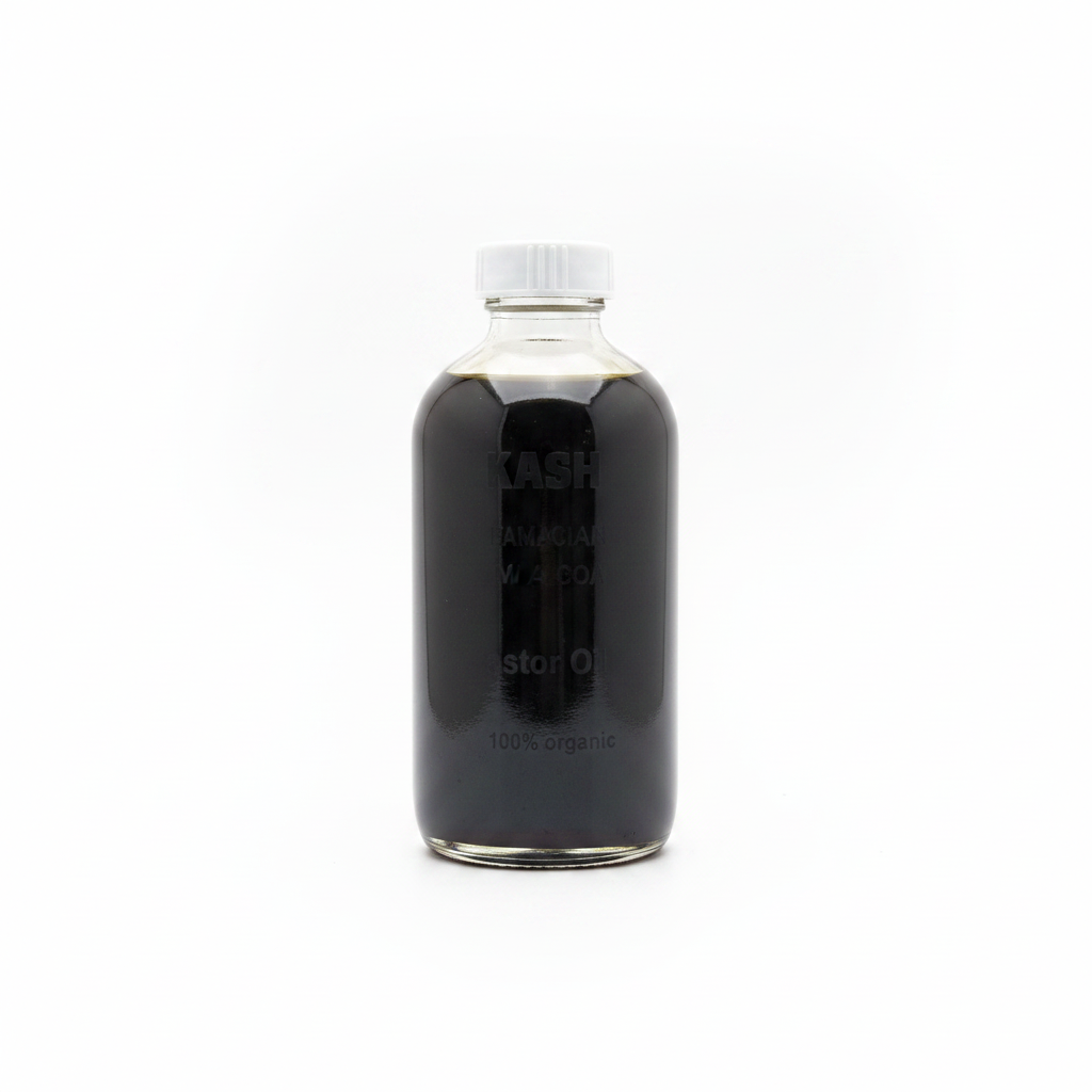 Castor Oil - White Background